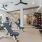 fitness center with free weights and cardio equipment