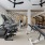 Fitness center with cardio equipment and natural light