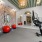 Yoga studio with natural light 