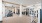 Fitness center with cardio equipment and natural light