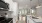 a kitchen with white cabinets