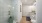 Modern bathroom with glass shower 